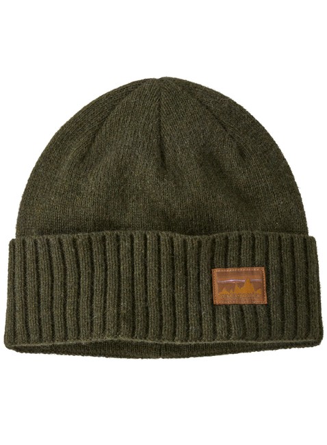 Czapka klasyczna Patagonia Brodeo Beanie - '73 skyline / pine needle green