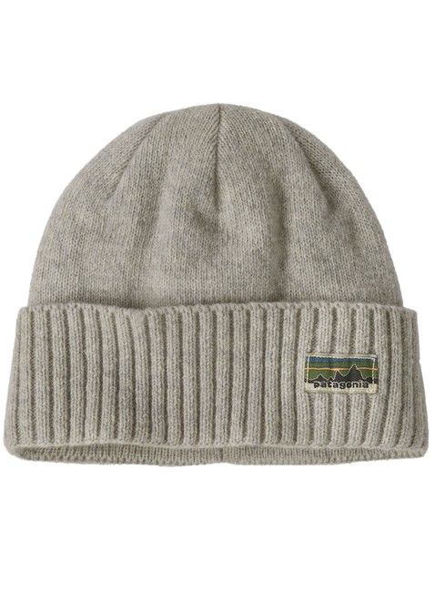 Czapka klasyczna Patagonia Brodeo Beanie - OG legacy label / crisp grey