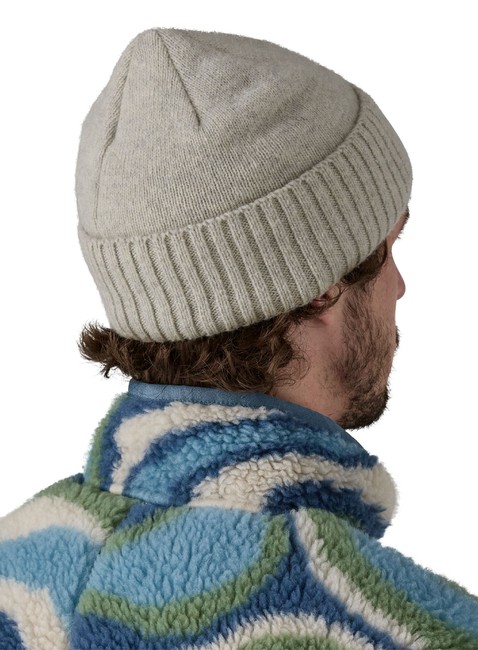 Czapka klasyczna Patagonia Brodeo Beanie - OG legacy label / crisp grey