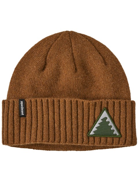 Czapka klasyczna Patagonia Brodeo Beanie - dawn tracks patch / shelter brown