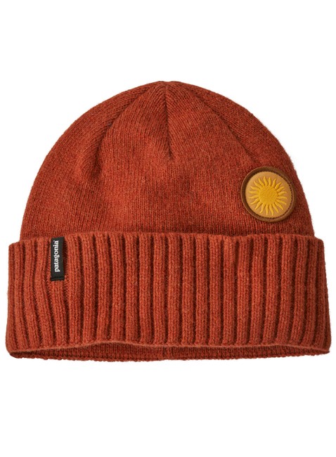 Czapka klasyczna Patagonia Brodeo Beanie - pirited sun / burnished red