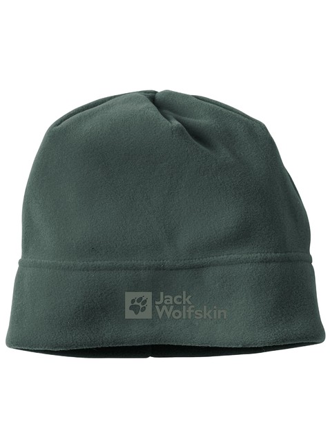 Czapka unisex Jack Wolfskin Real Stuff Beanie - black olive