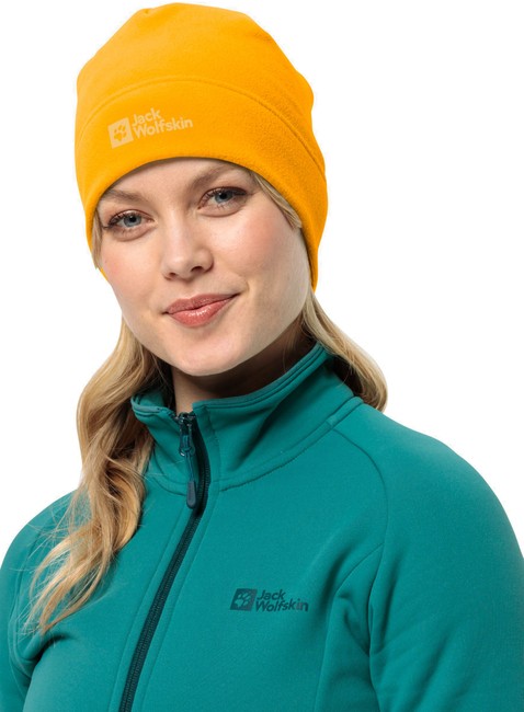 Czapka unisex Jack Wolfskin Real Stuff Beanie - fresh orange