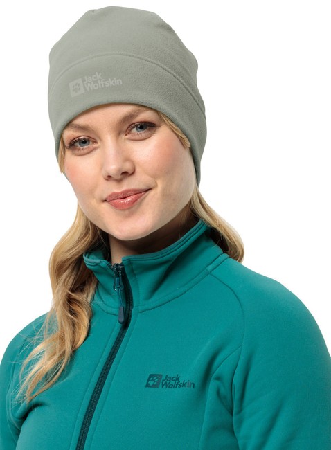 Czapka unisex Jack Wolfskin Real Stuff Beanie - mint leaf