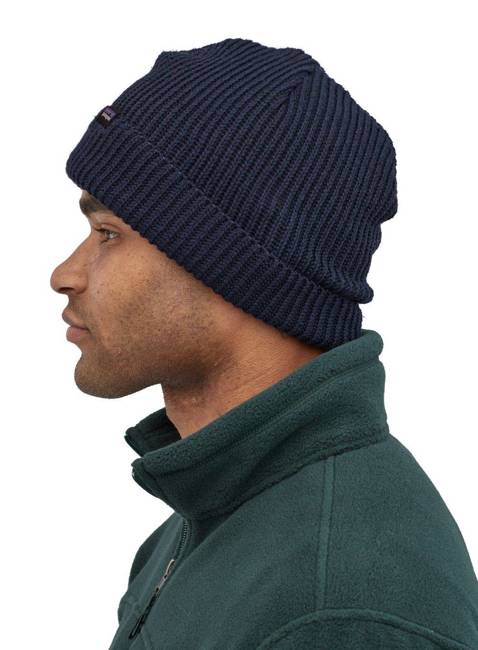 Czapka unisex Patagonia Fisherman's Rolled Beanie - navy blue