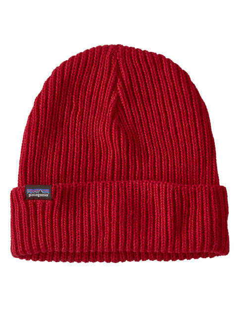 Czapka unisex Patagonia Fisherman's Rolled Beanie - touring red