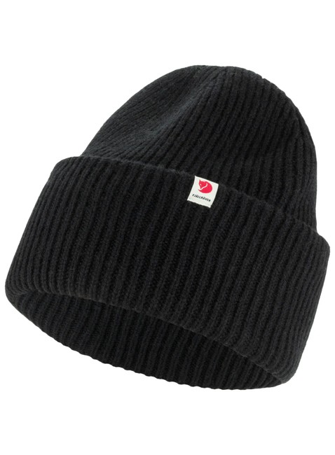 Czapka wełniana Fjallraven Heavy Beanie - black