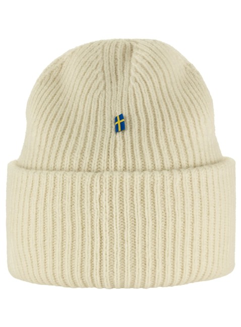 Czapka wełniana Fjallraven Heavy Beanie - chalk white