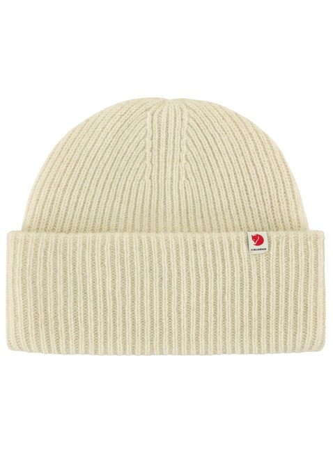 Czapka wełniana Fjallraven Heavy Beanie - chalk white