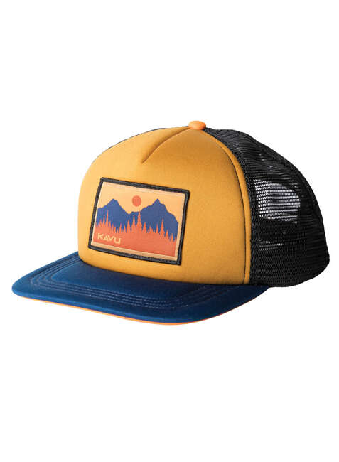 Czapka z daszkiem Kavu Foam Dome Trucker Hat - sunset skies