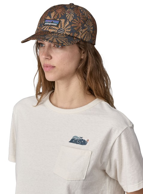 Czapka z daszkiem Patagonia P-6 Label Trad Cap - sun wave / smolder blue