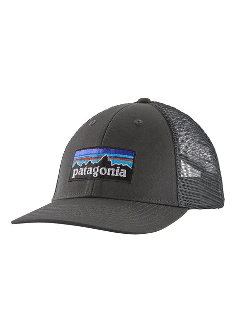 Czapka z daszkiem Patagonia P-6 Logo LoPro Trucker Hat - forge grey