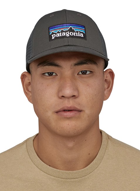 Czapka z daszkiem Patagonia P-6 Logo LoPro Trucker Hat - forge grey