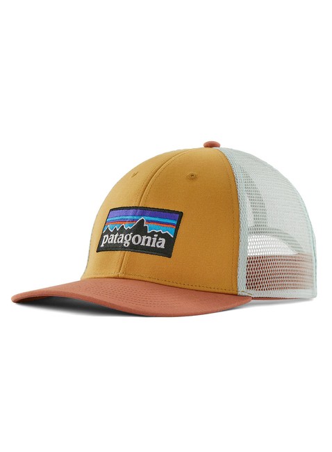 Czapka z daszkiem Patagonia P-6 Logo LoPro Trucker Hat - pufferfish gold