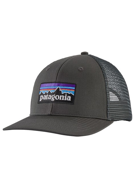 Czapka z daszkiem Patagonia P-6 Logo Trucker Hat - forge grey