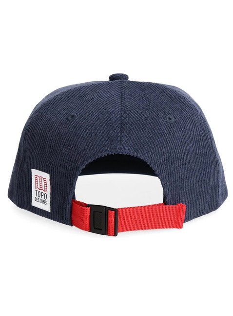 Czapka z daszkiem Topo Designs Corduroy Trucker Hat - rugged peaks / navy