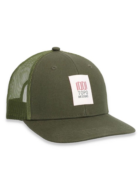 Czapka z daszkiem Topo Designs Trucker Hat Original Logo - olive