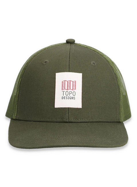 Czapka z daszkiem Topo Designs Trucker Hat Original Logo - olive