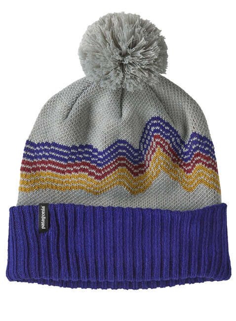 Czapka z pomponem Patagonia Powder Town Beanie - rdge rise / sleet green