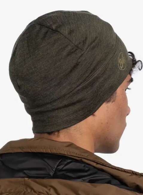 Czapka zimowa Buff Merino Lightweight Beanie - solid bark