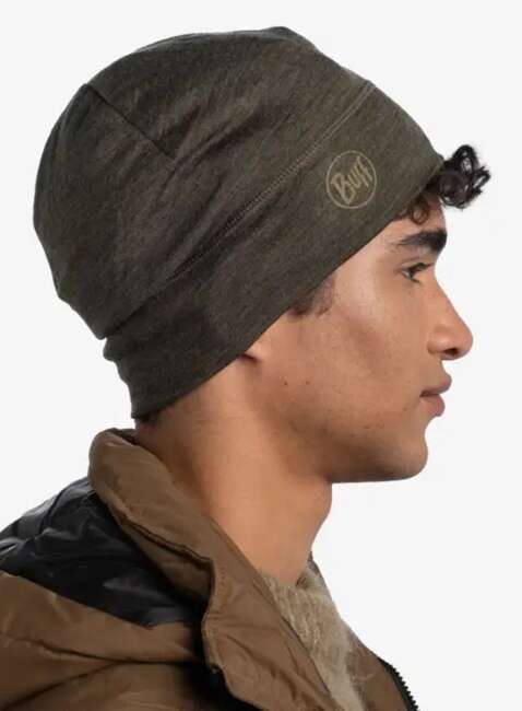 Czapka zimowa Buff Merino Lightweight Beanie - solid bark