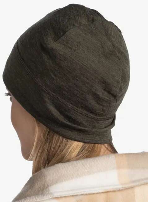 Czapka zimowa Buff Merino Lightweight Beanie - solid bark