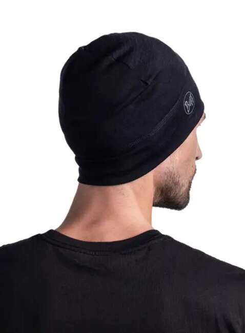 Czapka zimowa Buff Merino Lightweight Beanie - solid black