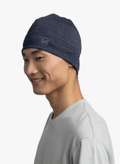 Czapka zimowa Buff Merino Lightweight Beanie - solid night blue