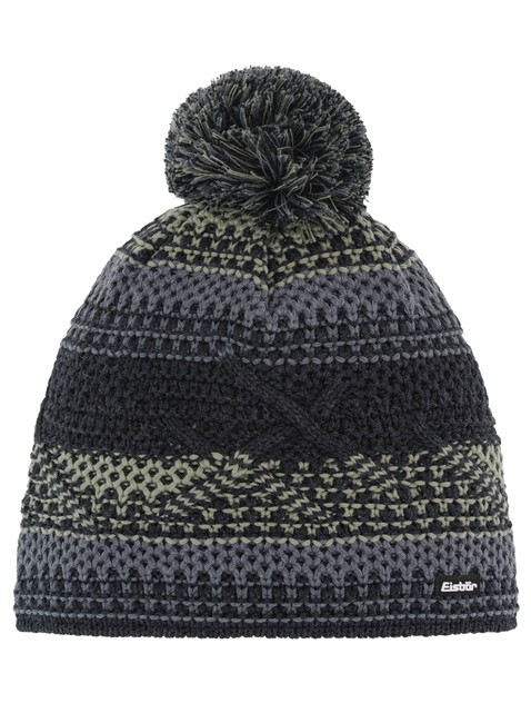 Czapka zimowa Eisbar Brock Pompon - anthracite / misty forest