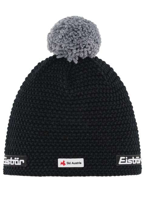 Czapka zimowa Eisbar Jamie Pompon SKA - black