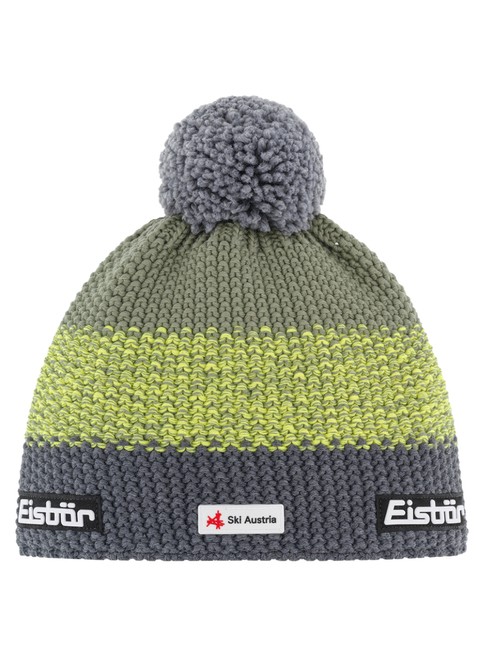 Czapka zimowa Eisbar Star Pompon SKA - multicolor / green / grey