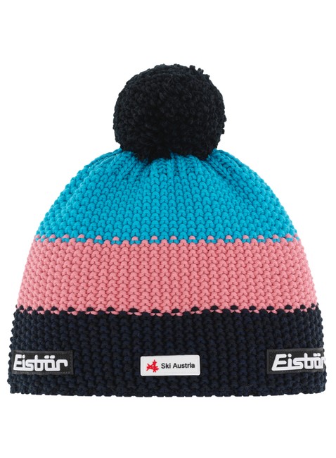 Czapka zimowa Eisbar Star Pompon SKA - multicolor / pink / blue