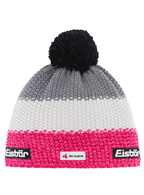 Czapka zimowa Eisbar Star Pompon SKA - multicolor / pink / white / grey