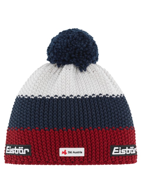 Czapka zimowa Eisbar Star Pompon SKA - multicolor / red / white / blue