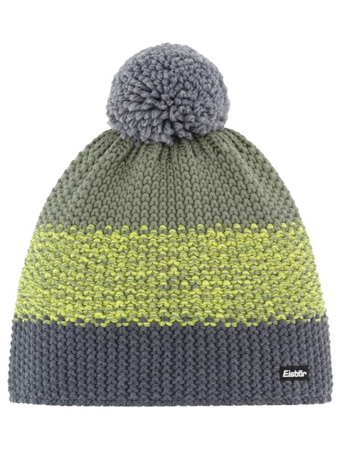 Czapka zimowa Eisbar Star Pompon - multicolored / grey / green