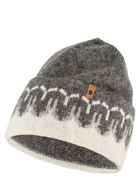 Czapka zimowa Fjallraven Övik Path Knit Beanie - chalk white / grey