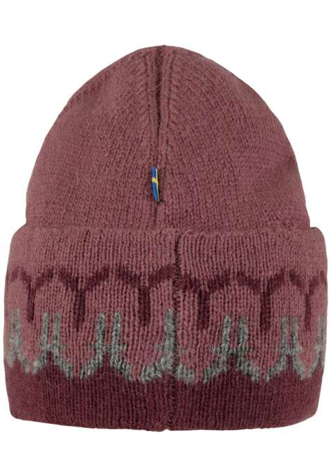 Czapka zimowa Fjallraven Övik Path Knit Beanie - dark garnet  / mesa purple