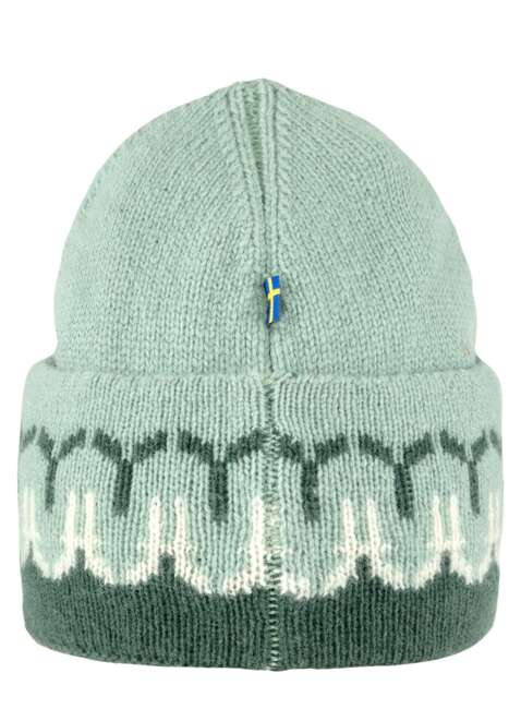 Czapka zimowa Fjallraven Övik Path Knit Beanie - deep patina  / misty green