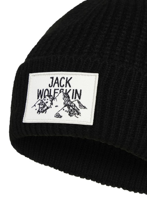 Czapka zimowa Jack Wolfskin Badge Beanie - black