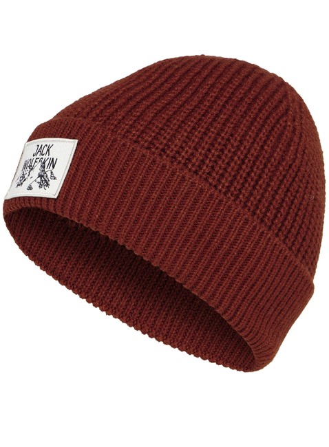 Czapka zimowa Jack Wolfskin Badge Beanie - intense rust