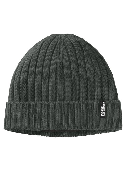 Czapka zimowa Jack Wolfskin Rib Knit Beanie - slate green