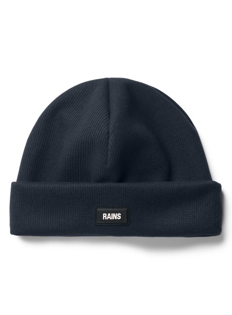 Czapka zimowa Rains Ribbed Fleece Beanie T1 - navy