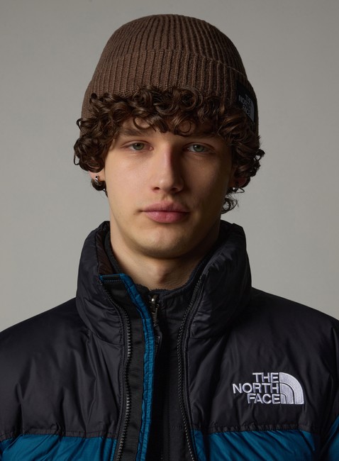 Czapka zimowa The North Face Salty Lined Beanie Regular - smokey brown