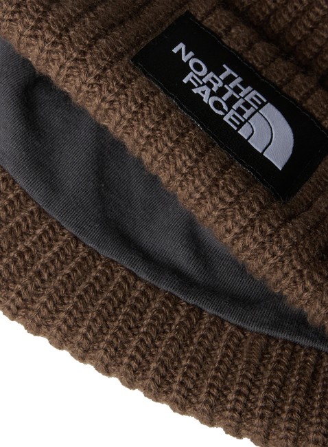 Czapka zimowa The North Face Salty Lined Beanie Regular - smokey brown