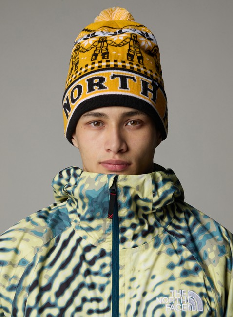 Czapka zimowa The North Face Ski Tuke Beanie - summit gold him suit jacquard