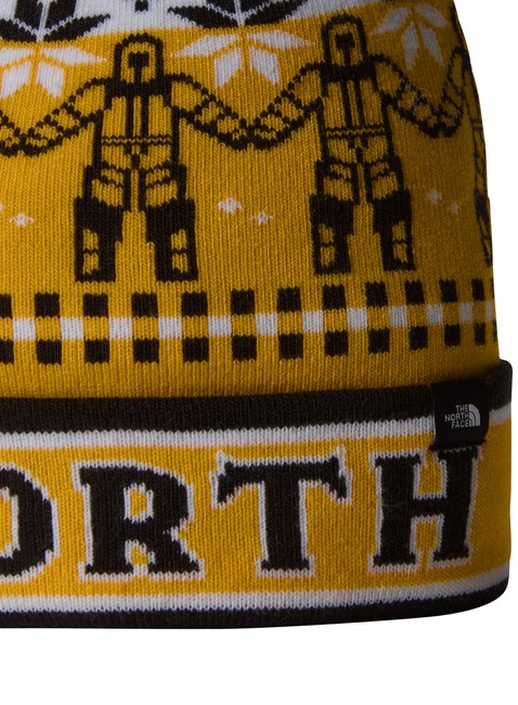 Czapka zimowa The North Face Ski Tuke Beanie - summit gold him suit jacquard