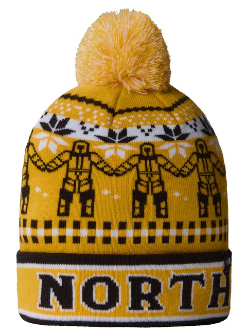 Czapka zimowa The North Face Ski Tuke Beanie - summit gold him suit jacquard