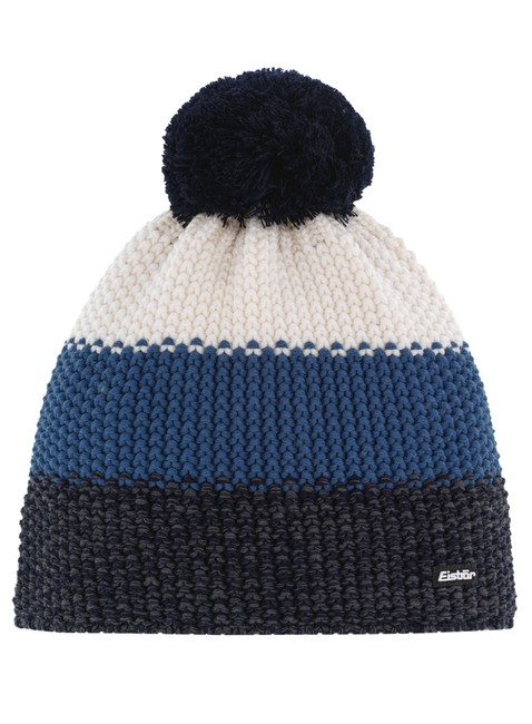 Czapka zimowa z pomponem Eisbar Star Pompon RL - multicolored / navy / white