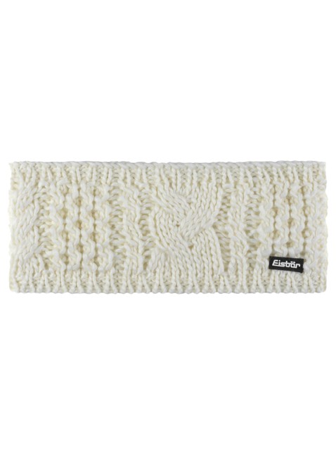 Damska opaska zimowa Eisbar Afra Headband - white