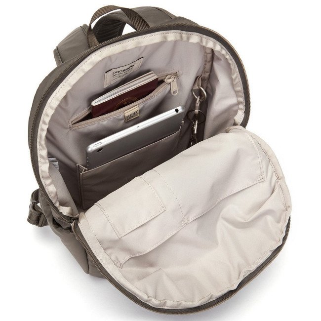 Damski antykradzieżowy plecak Pacsafe Cruise Essentials - ashwood